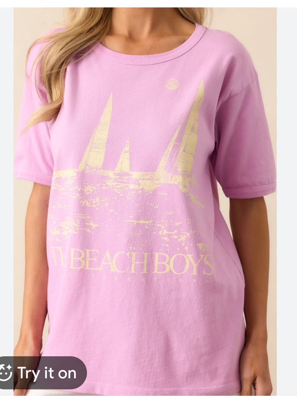 Daydreamer Beach Boys Good Vibrations Graphic Tee - Picture 2 of 9